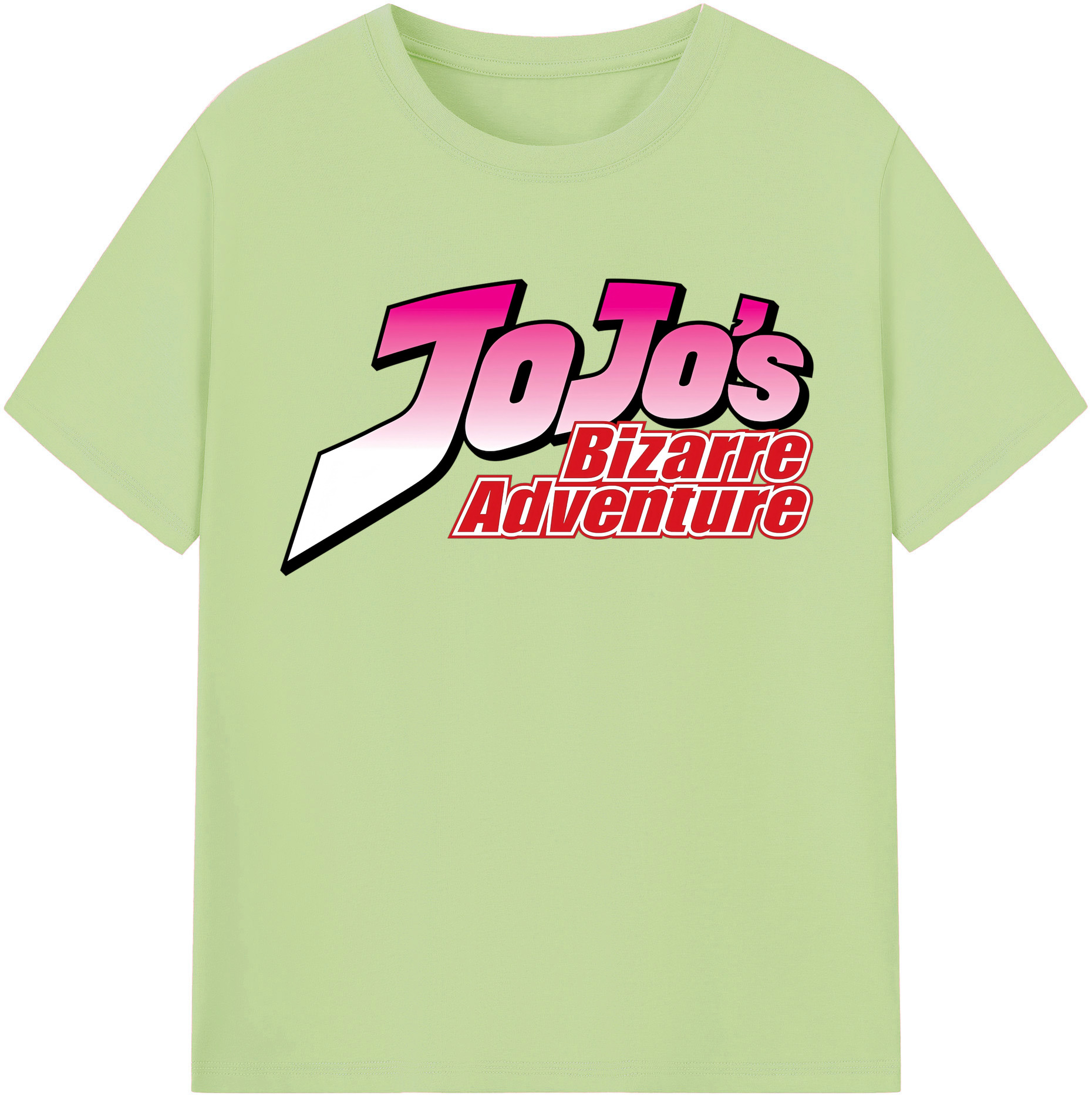 （画像用） ジョジョの奇妙な冒険 JoJo's Bizarre Adventure 綿100％半袖Tシャツ（フロントプリント）